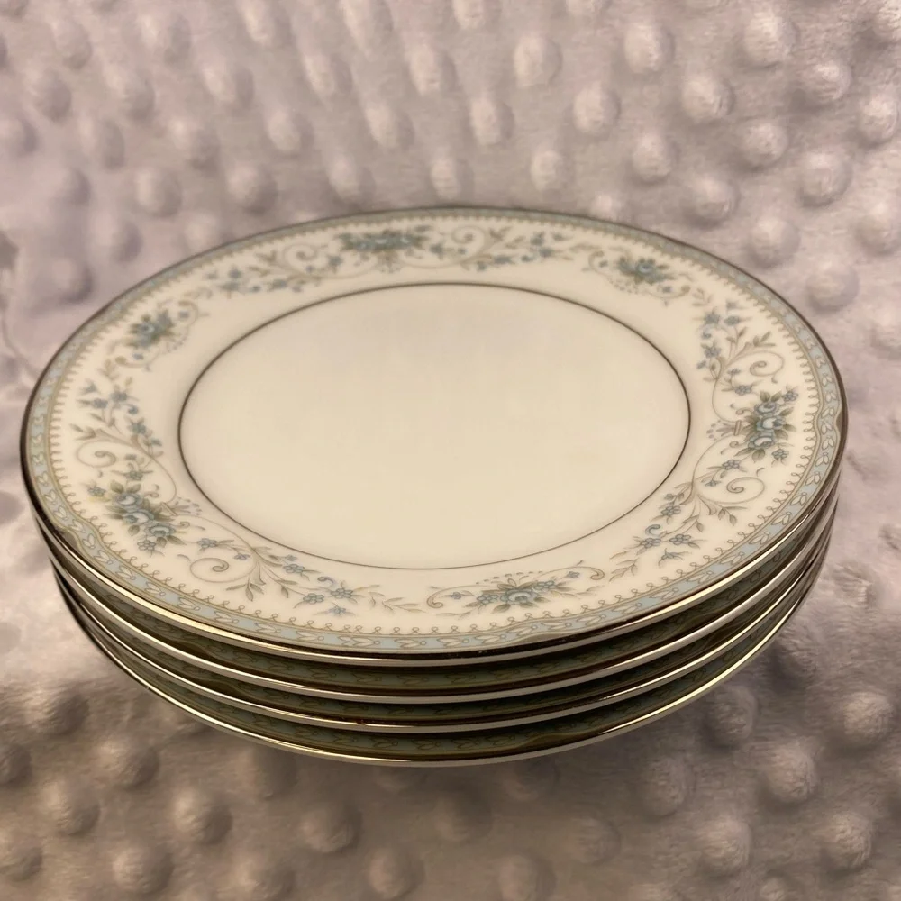 Vintage Set of 4 Noritake Colburn #6107 Bread Plates